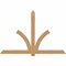 Ekena Millwork Redmond Smooth Timber Gable Bracket, Western Red Cedar, 96"W x 64"H x 1 1/2"D x 5 1/2"F, 16/12 Pitch GBW096X64X0206RED00SWR - alternate 1